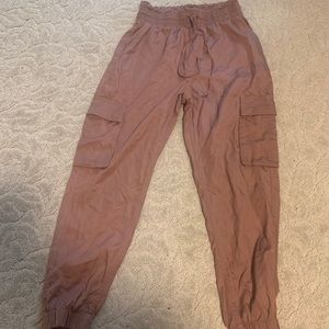 Tan joggers